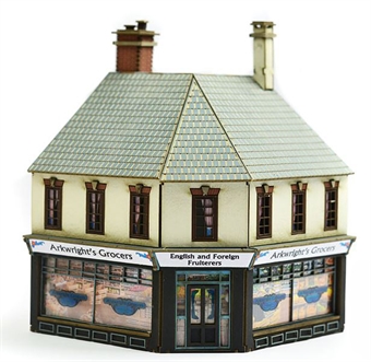 Corner shop "Arkwright's Groceries" - wooden kit