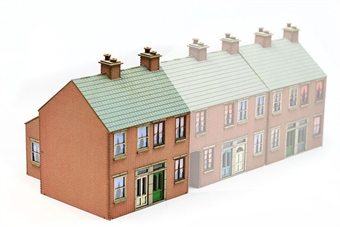 Jubilee Street brick terrace house - wooden kit