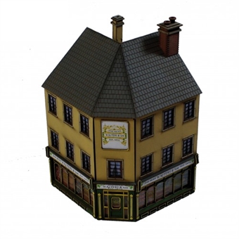 Corner shop "Walter and Sons Butchers" - wooden kit