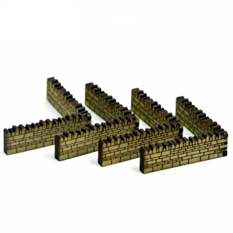 Stone Corner Wall Sections - wooden kit