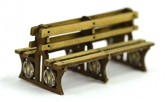 Pack of six GWR Benches - wooden kit