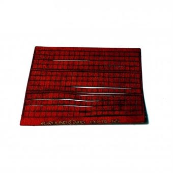 Dark Red Ridge Tile Add-On - wooden kit