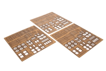 Pack of crates and boxes - wooden kit