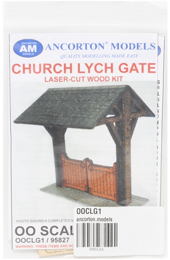 Church lych gate - laser cut wood kit