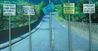 Modern Road Signs - Countryside signs