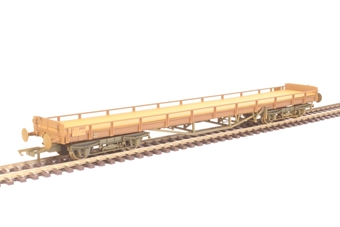 60ft Carflat car carrier B745893 in BR bauxite - weathered