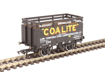 7-plank open wagon with coke rails - "Coalite" 559 in black