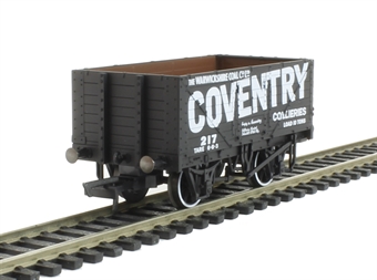 7 plank wagon 217 "Coventry Collieries" in black