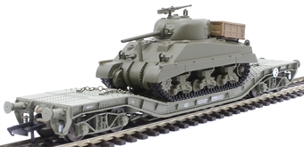 Warwell with Sherman Tank - weathered
