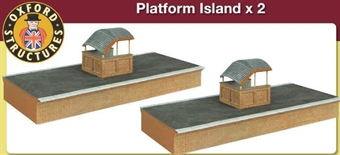 Pair of brick-sided island platform lengths - Now to be produced as Hornby R7287