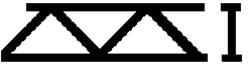 90408 ABS Open Web Truss, Warren Style 2 - pack of 2