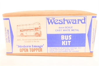 "Modern" (1960s/70s/80s) Open top bus (Can be built as Leylan atlantean or Daimler Fleetline) Kit