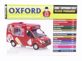 Oxford Diecast 32-page A6 catalogue - Jun 2013 to Sep 2013. Includes OO, N & O gauge items