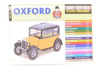 Oxford Diecast 48-page A6 catalogue - Jun 2014 to Sep 2014. Includes OO, N & O gauge items