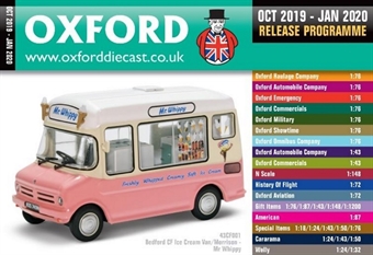 Oxford Diecast 48-page A6 catalogue - October 2019 to January 2020. Includes OO, N, HO & O gauge items