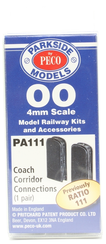 Corridor connections for coaching stock - pack of 2