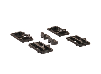NEM Coupling mounting points - to allow NEM couplings to be fitted to non NEM rolling stock - pack of 10