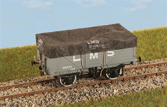 Tarpaulin wagon covers - LMS - pack of 8