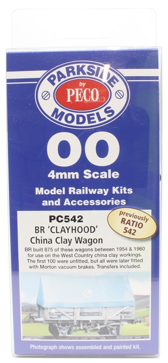 5 plank BR 'Clayhood' china clay wagon - plastic kit