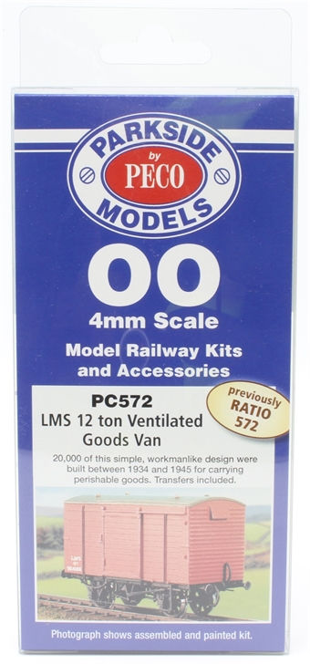 LMS 12 ton ventilated van - plastic kit