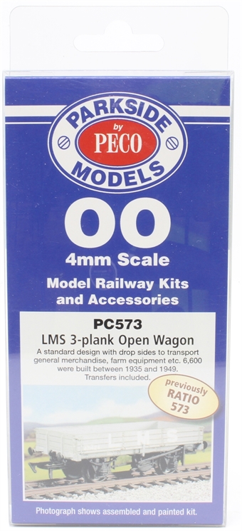 LMS 3 plank open wagon - plastic kit