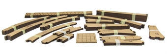 Hornby Pre-cut cork beds starter pack 40m (ex-PCCRKSET)