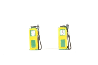 1950's style petrol service station pumps 'BP' - pack of two