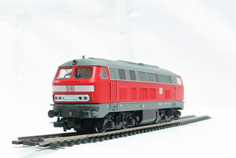 Class BR 218 103-0 of the DB AG in red livery 