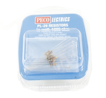 Resistors x 10 (for use with LEDs etc.)