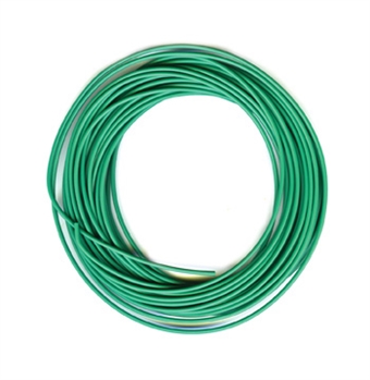 Electrical connecting wire - green - 7 metres