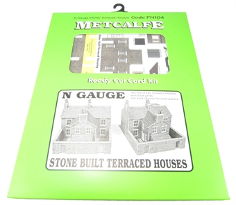 Terraced houses - stone - card kit -superceded