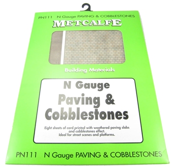 Paving slabs and cobblestones - card kit