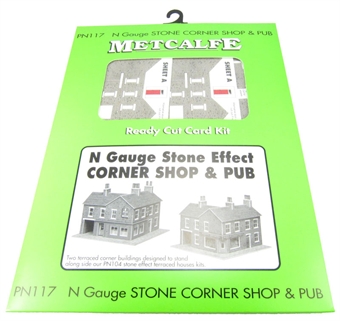 Corner shops - stone - card kit - superceded