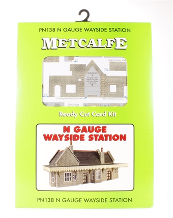 GWR-style wayside station - card kit