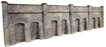 Retaining wall in stone - 4 sections per pack - card kit