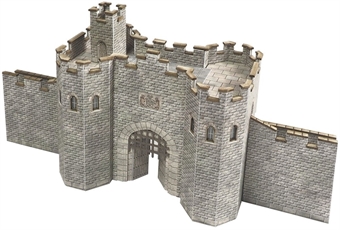 Castle gatehouse - card kit