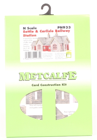 Settle and Carlisle style railway station building - card kit