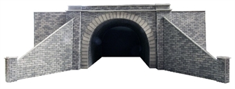 Pair of single track tunnel entrances - card kit