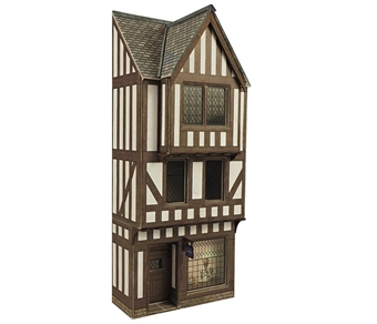 Low-relief timber framed shop - card kit