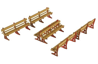 Pack of five platform benches - card kit