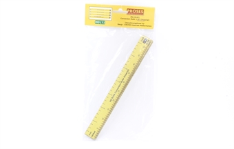 1:87 HO Scale Conversion ruler (imperial)