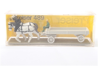 Horse-Drawn Cart and Driver