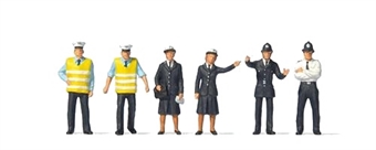 Modern British police figures - pack of six