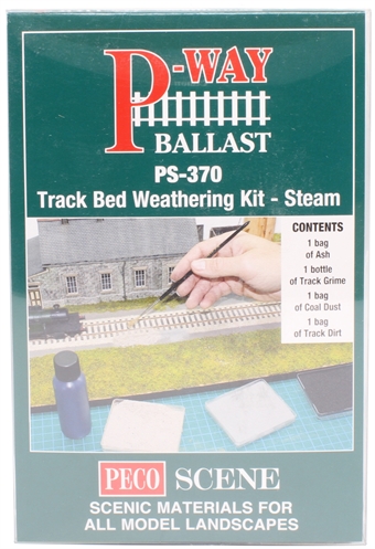 Track bed weathering kit - steam era