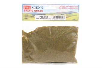 Winter grass, static grass 2mm - 30g bag