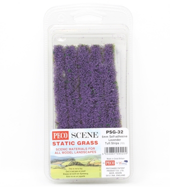 Lavender tuft strips - 130mm - pack of ten