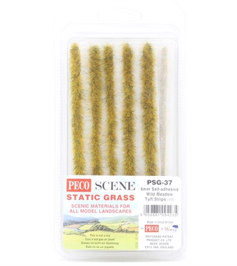 Long Wild Meadow tuft strips - 130mm - pack of ten