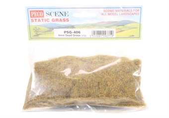 Dead grass, static grass 4mm - 20g bag