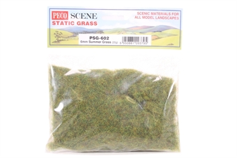 Summer grass, static grass 6mm - 20g bag