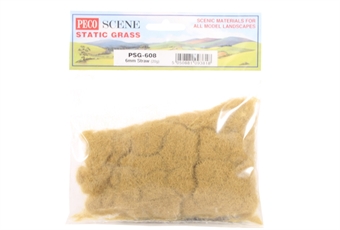 Straw, static grass 6mm - 20g bag